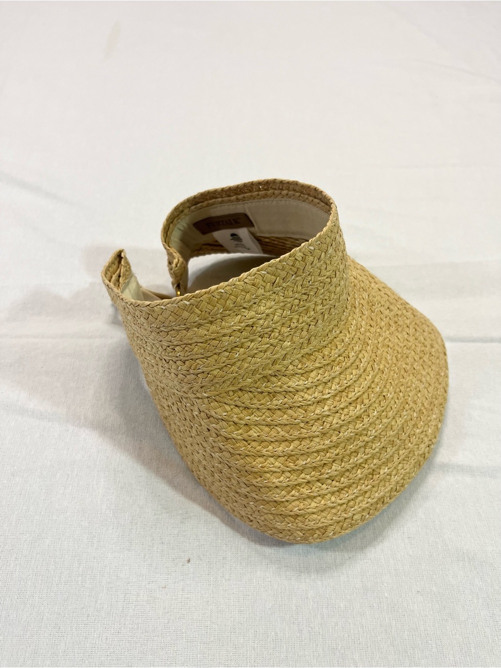 Furtalk Wide Brim Straw Sun Visor Packable Rollable OS